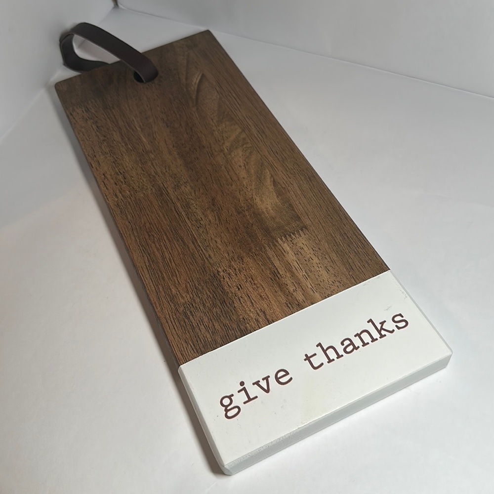 Mud Pie “Give Thanks” Charcuterie Board